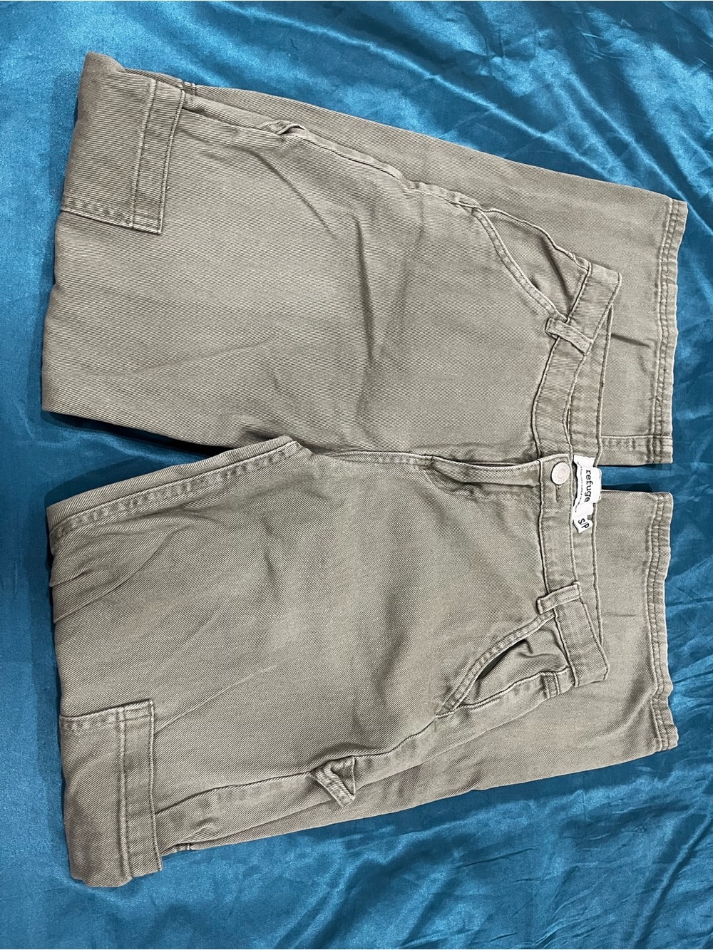 refuge Olive Green Everyday Cargo Shorts